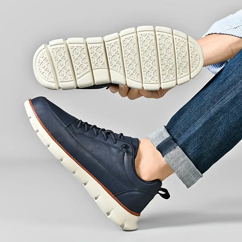 Men’s Lace Up Low Top Casual Sneakers
