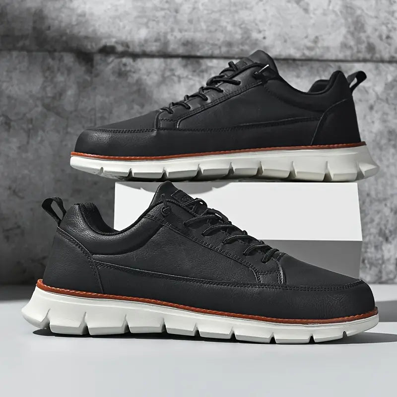 Men’s Lace Up Low Top Casual Sneakers