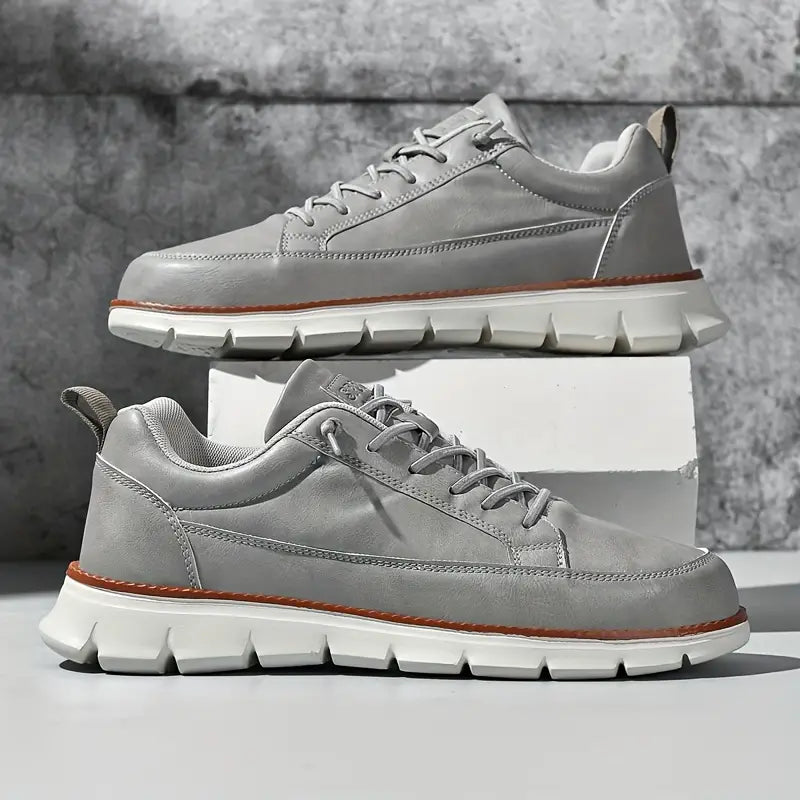 Men’s Lace Up Low Top Casual Sneakers