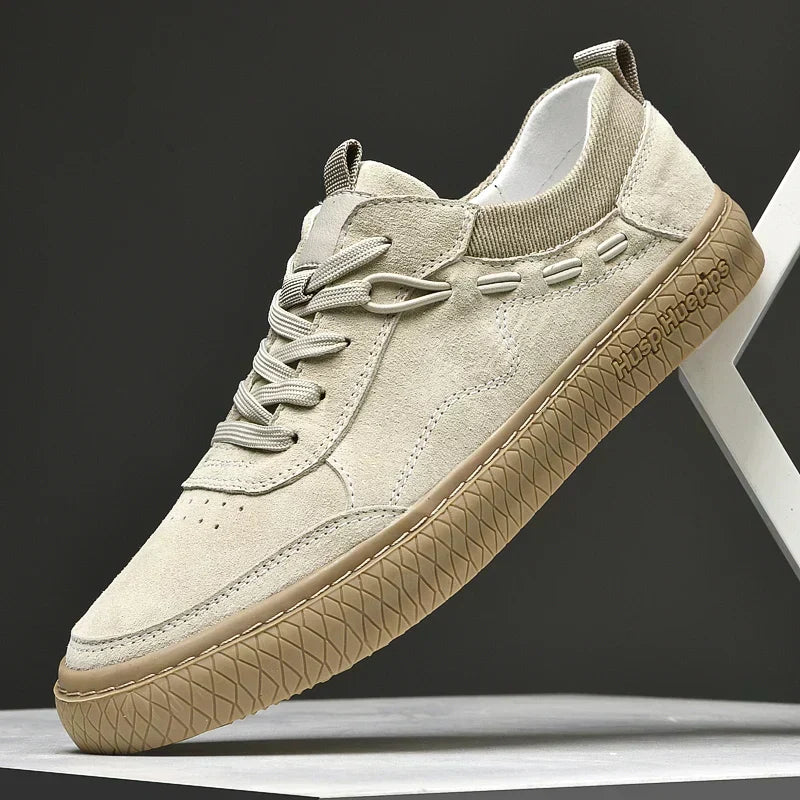 Men’s Low-Top Lace-Up Casual Sneakers