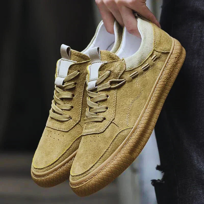 Men’s Low-Top Lace-Up Casual Sneakers