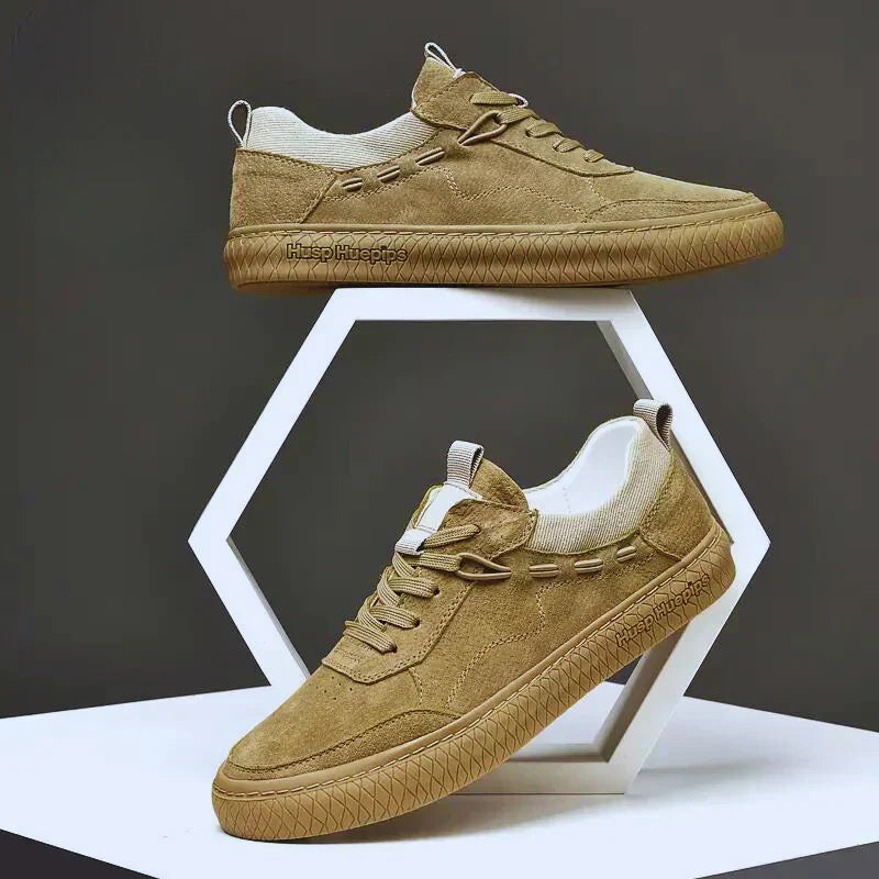 Men’s Low-Top Lace-Up Casual Sneakers