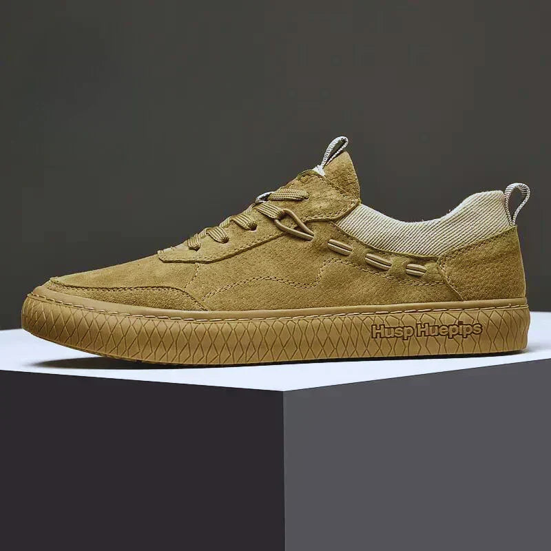 Men’s Low-Top Lace-Up Casual Sneakers
