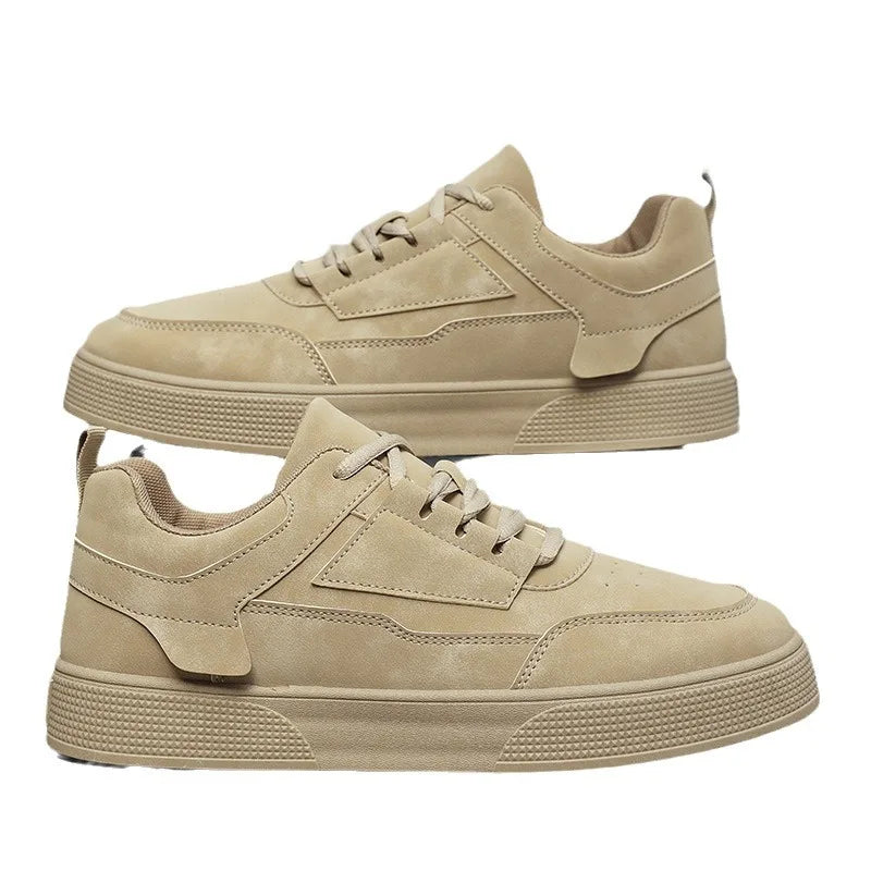 Men’s Low-Top Round Toe Lace-Up Sneakers