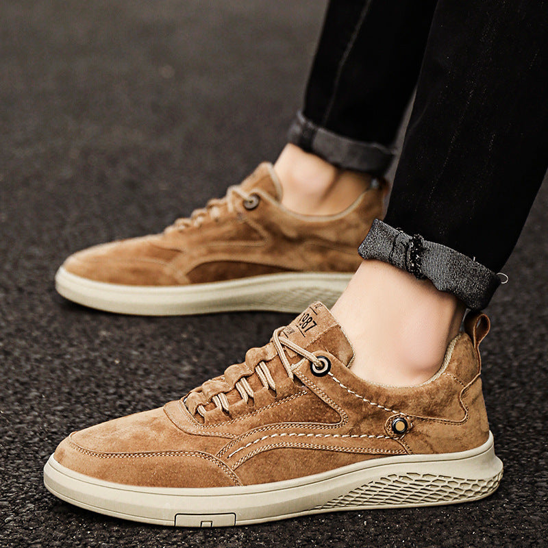 Men’s Low Top Sneakers with Lace Closure