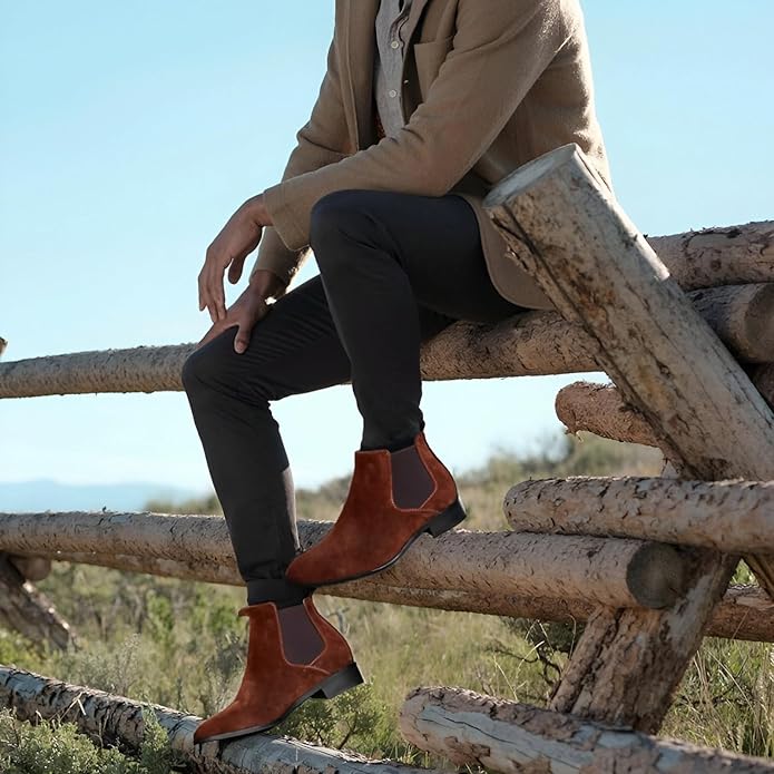 Men’s Slip-On Chelsea Ankle Boots