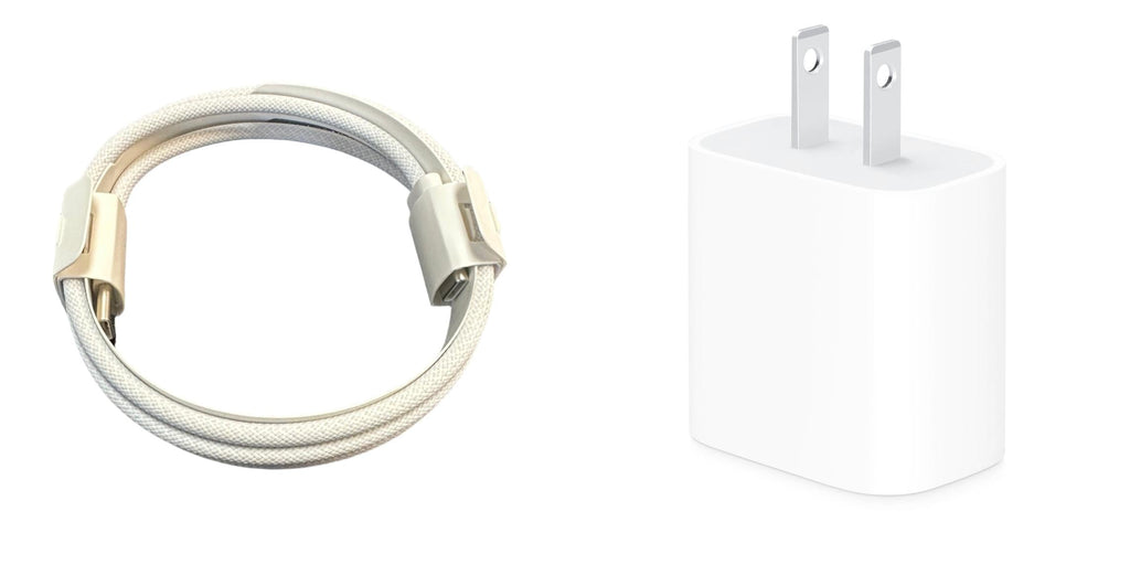 Apple 20W USB-C Power Adapter + USB-C to USB-C Cable (1m)