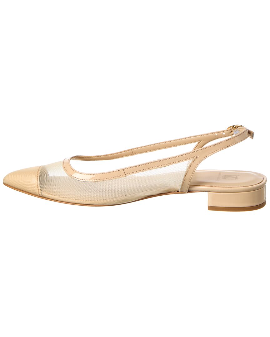 M by Bruno Magli Polina Mesh & Leather Slingback Pump