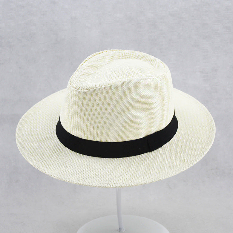 Classic Handmade Panama Hat Black Band