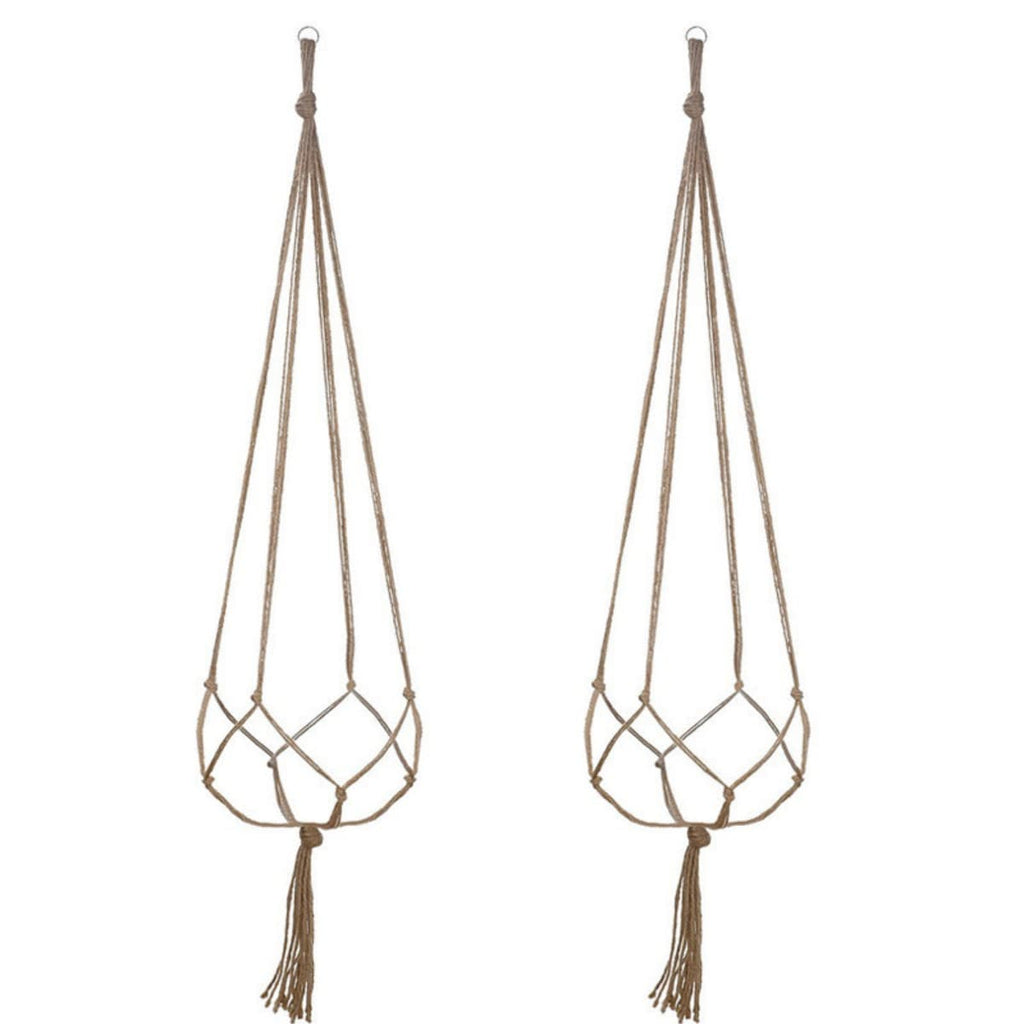 Handmade Cotton Rope Hanging Planter Holders