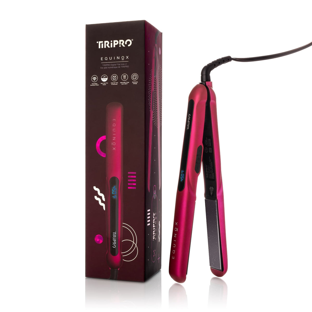 Tiri Pro Equinox Digital 1.25" Professional Flat Iron