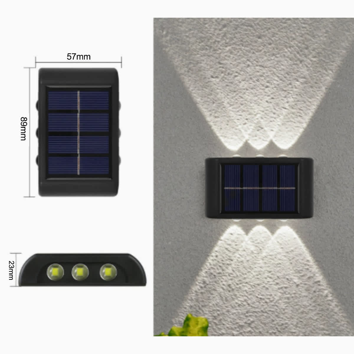 Waterproof Solar LED Wall Lamp