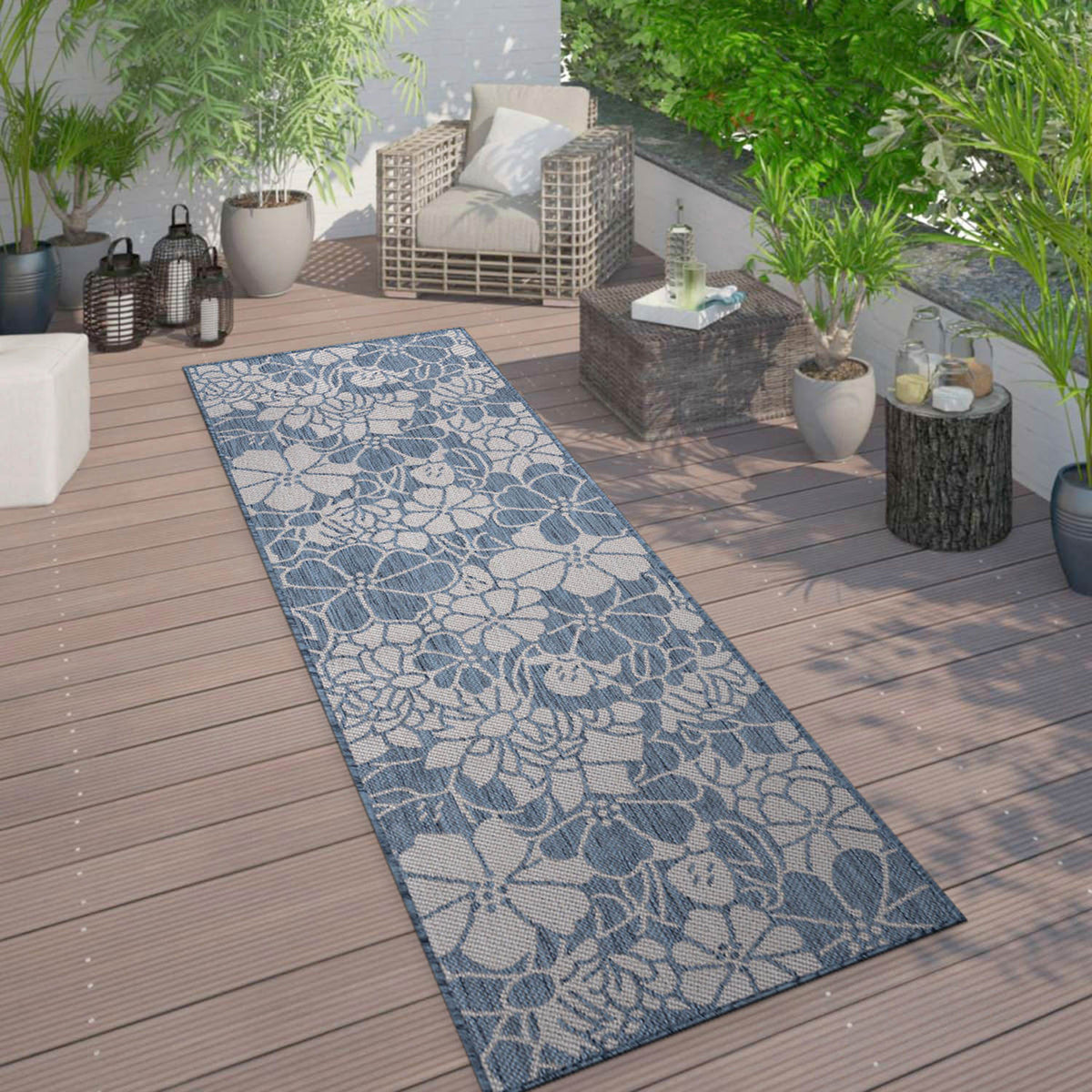 World Rug Gallery Palm Collection 7'10 x10'