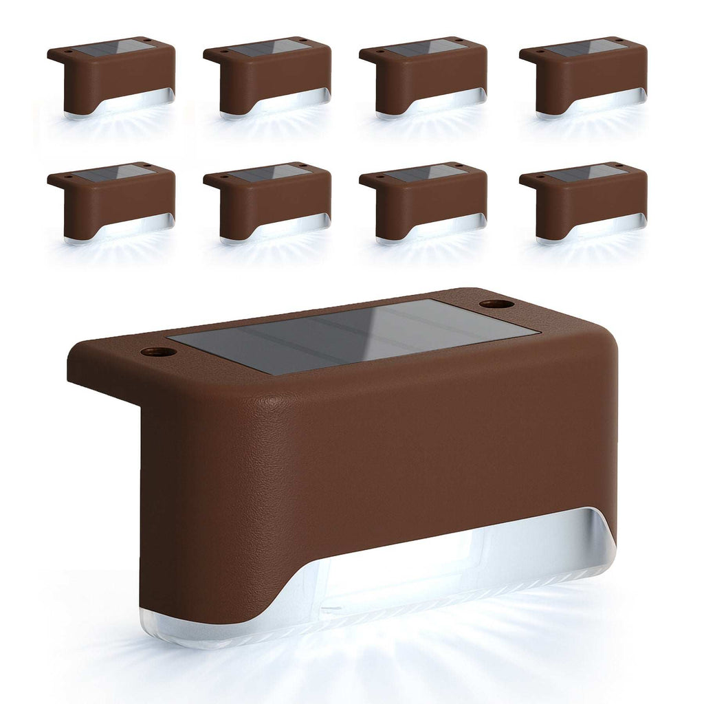 Infinite Basics 8-Pack Solar LED Deck & Step Lights