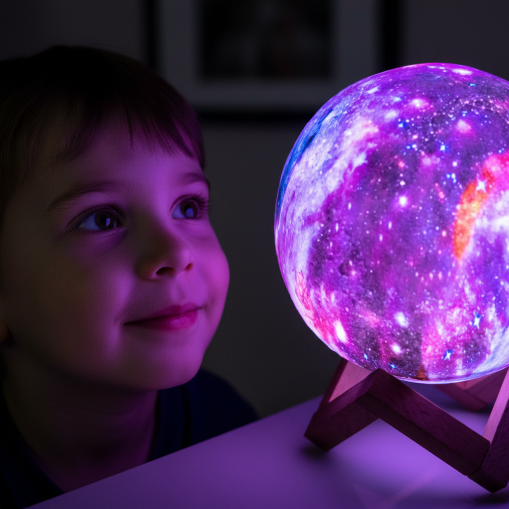 Galaxy Touch Moon Lamps With Remote