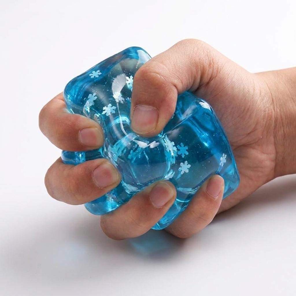 Jelly Cube Squishy - Snowflake