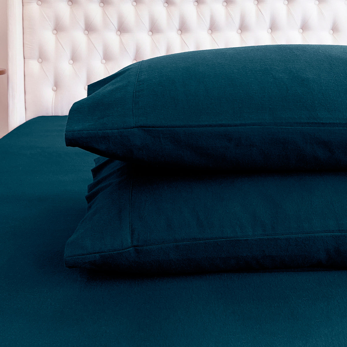Elegant Comfort 4-Piece Cotton Flannel Sheet Set - 100% Turkish Cotton