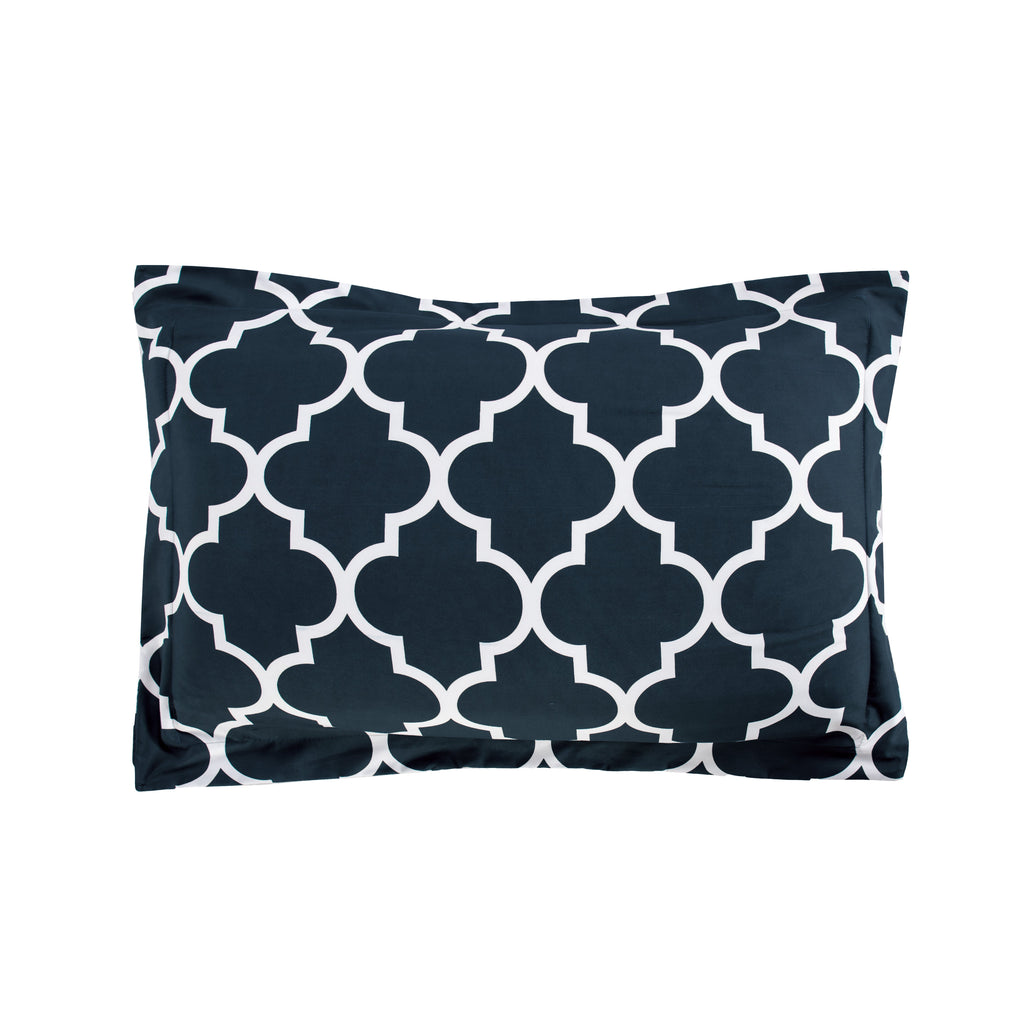 Elegant Comfort 3-Piece Moroccan Trellis Reversible Comforter Set