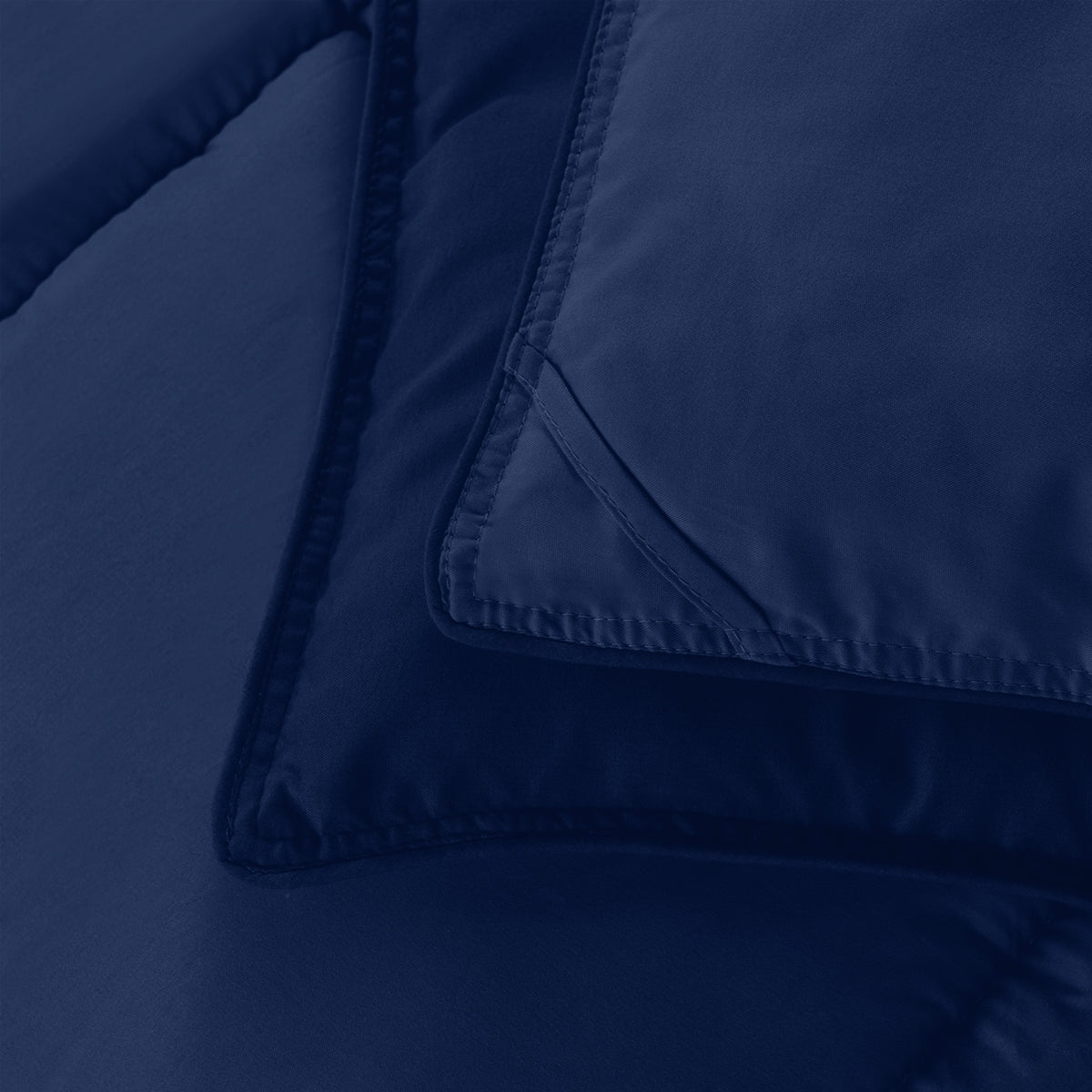 Elegant Comfort 3-Piece Box Stitched Comforter & Shams - Duvet Insert with 4 Corner Tabs