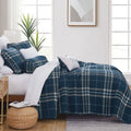 Southshore Fine Linens Vilano Plaid 6PC Quilt Set