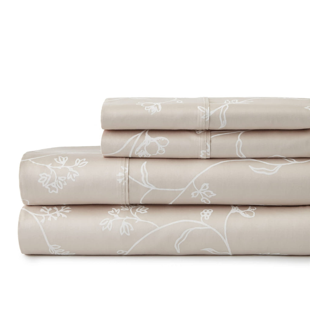 Southshore Fine Linens Sweetbrier Extra Deep Pocket 100% Cotton Printed Sheet Set
