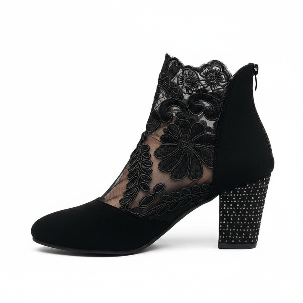 Norene | Weite Passform Riemchensandalen mit Blockabsatz