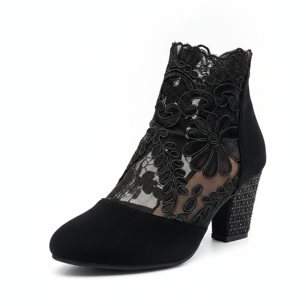 Norene | Weite Passform Riemchensandalen mit Blockabsatz