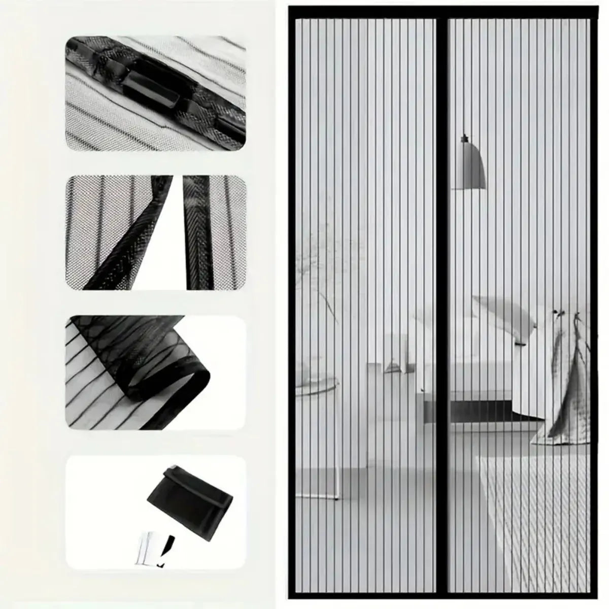 Hands-Free Magnetic Screen Door