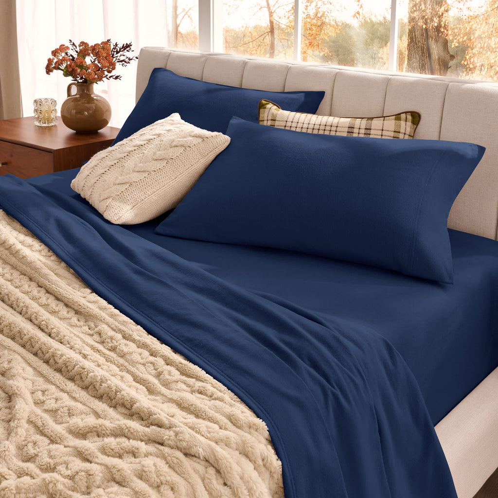 Bare Home Organic Cotton Flannel Sheet Set