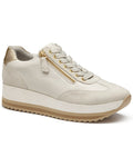 Johnston & Murphy Gracie Leather & Suede Sneaker