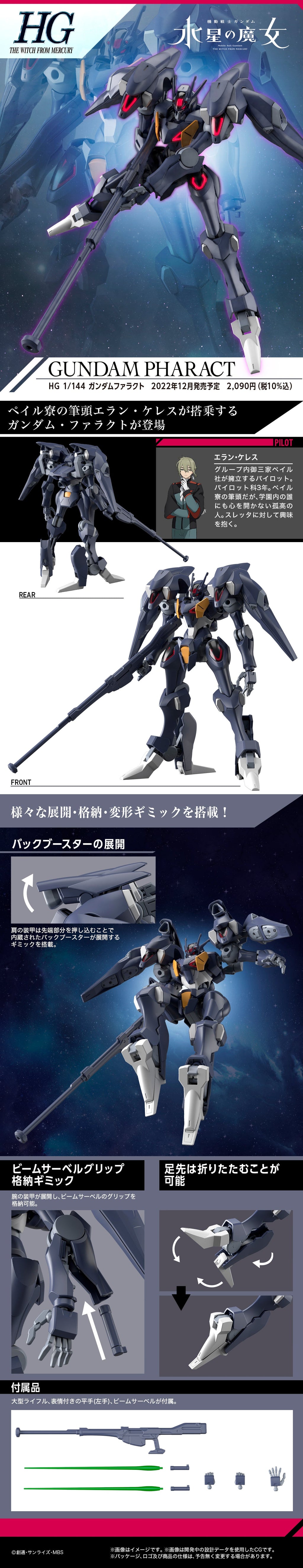 HG Gundam Pharact 1/144