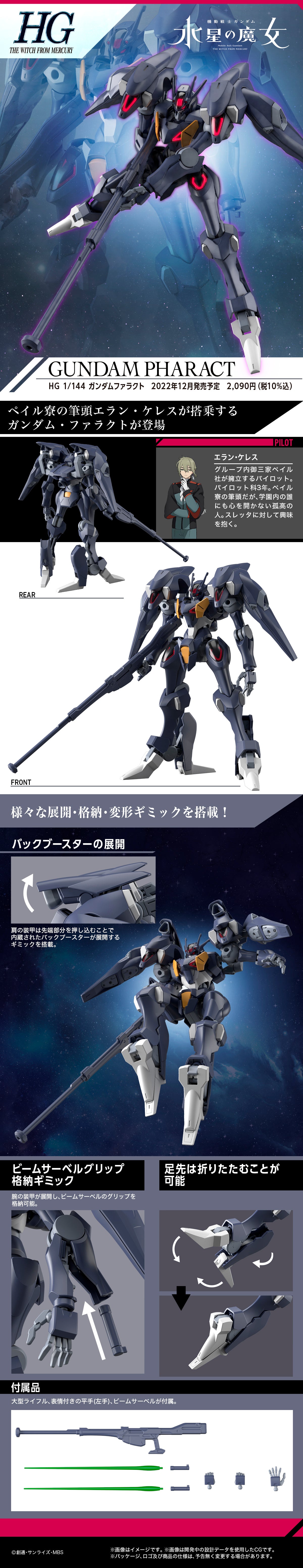 HG Gundam Pharact 1/144