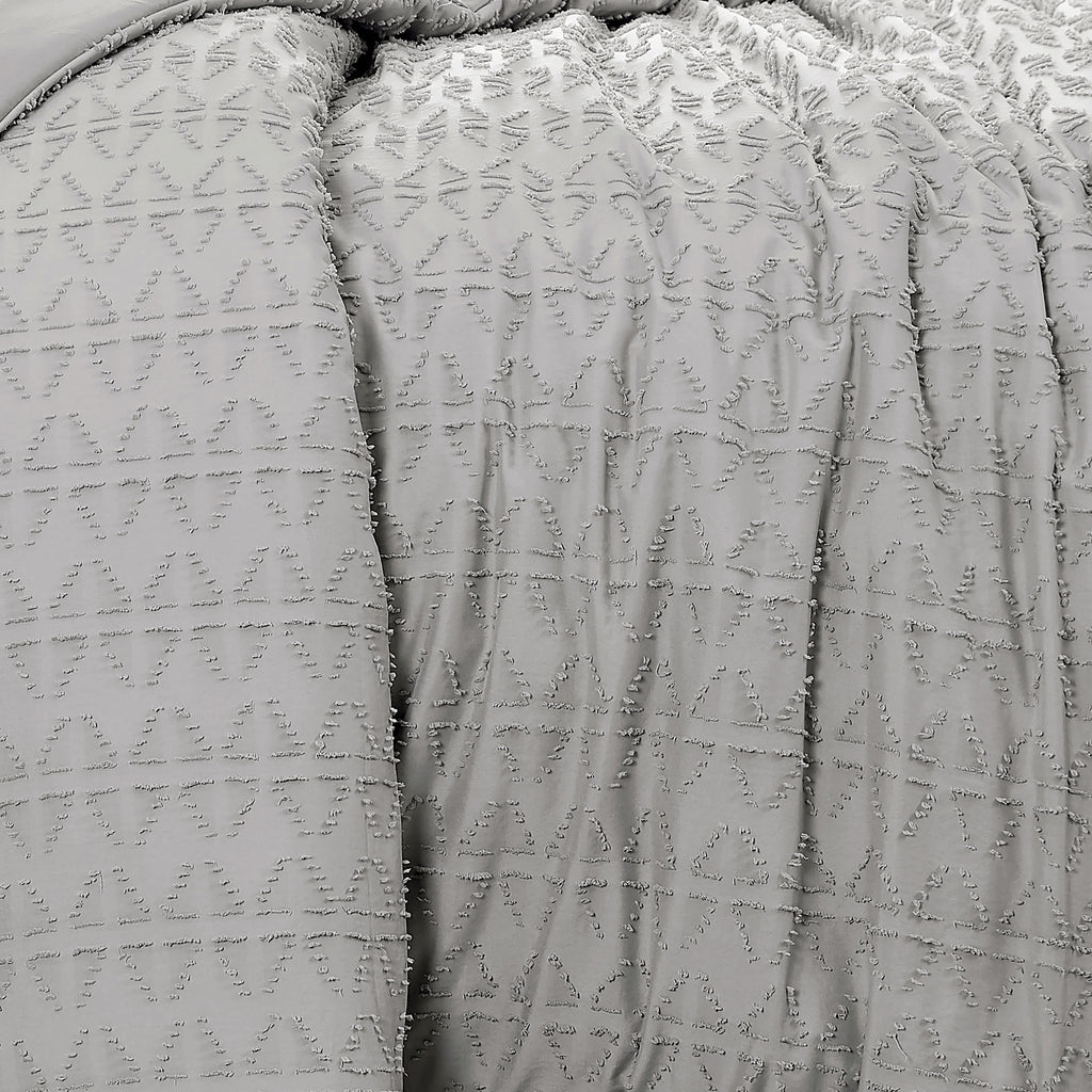 Southshore Fine Linens Bali Clipped Jacquard Duvet Cover Set