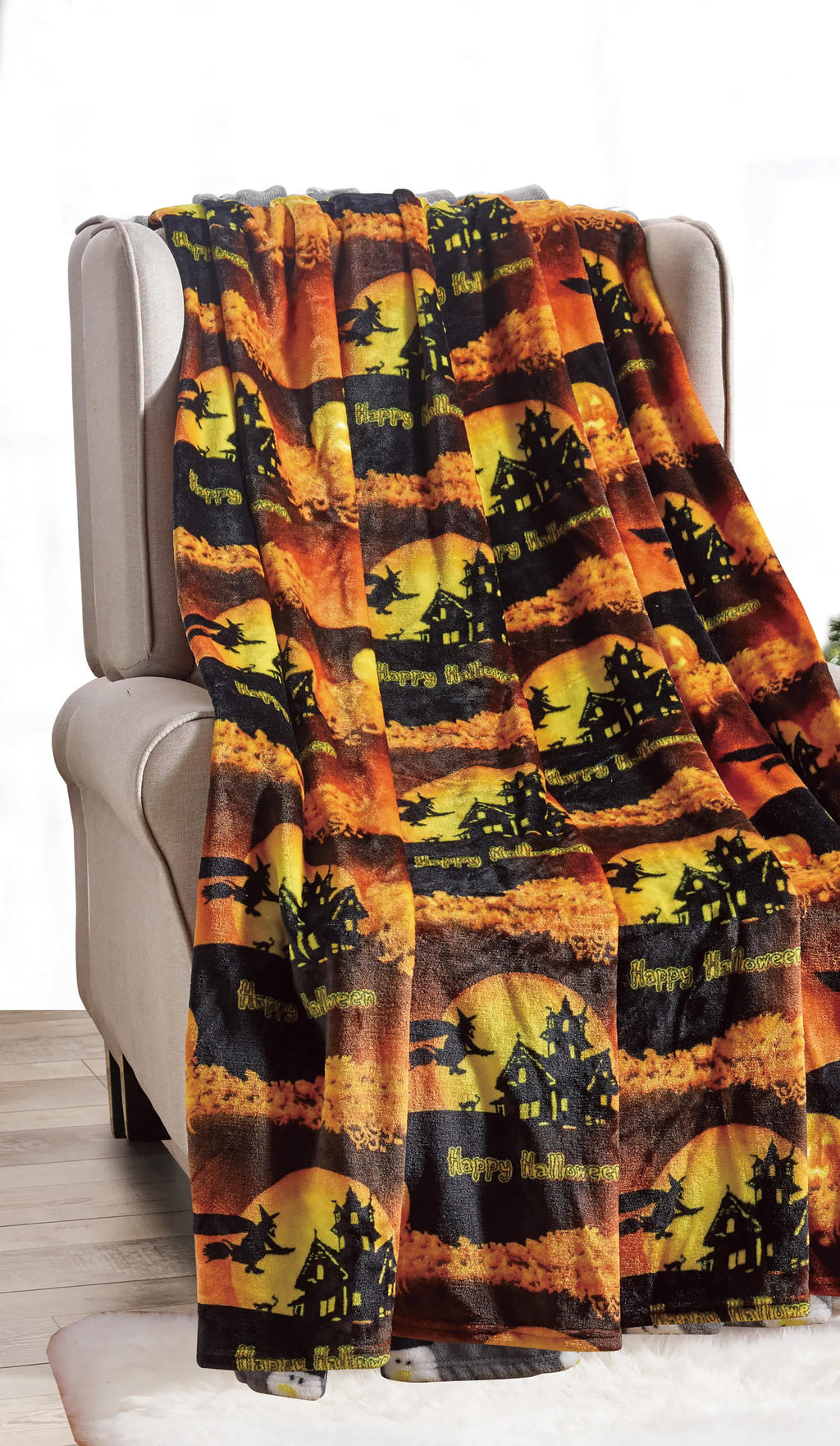 Happy Halloween Throw