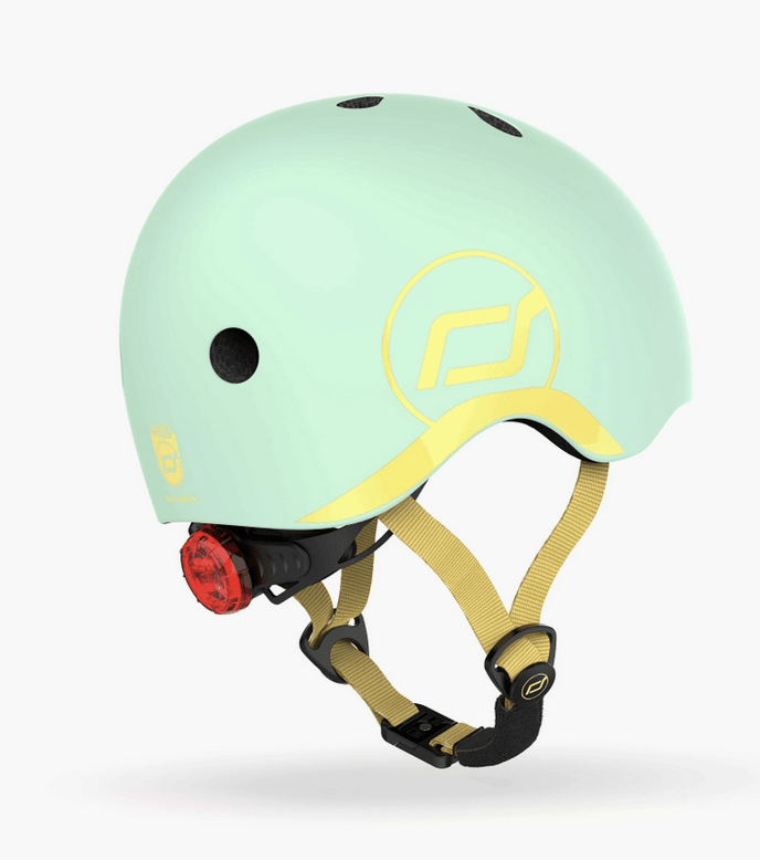 Scoot & Ride Kids XXS Adjustable Safety Helmet with LED Light, Ages 1-5 Years