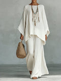 Jacqui | Elegantes Set aus weitem Oberteil und Hose