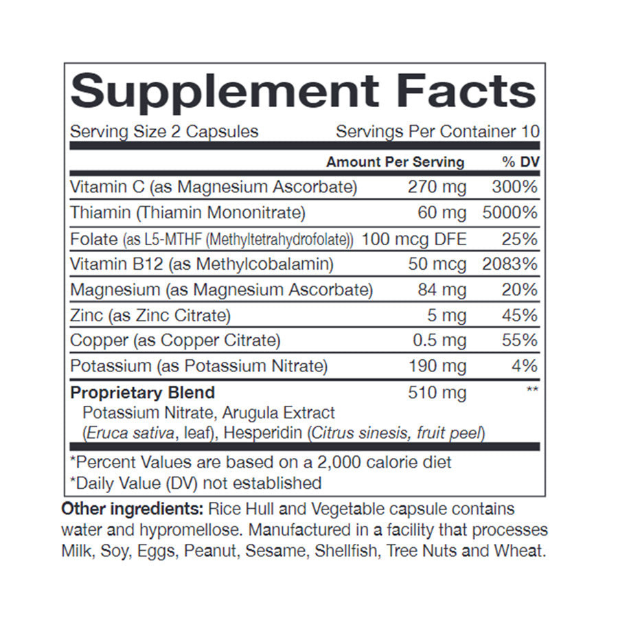 Approved Medical Solutions Nitric Oxide Supplement 60 Count Capsules Daily