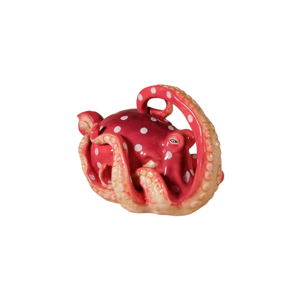 Red Octopus Teapot