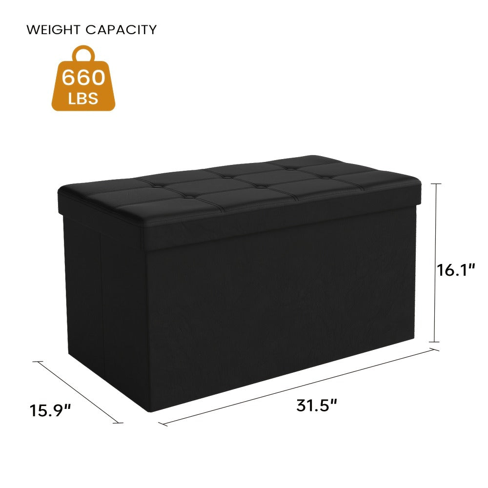 Ottoman Bench with Padded Seat for Comfortable Everyday Seating