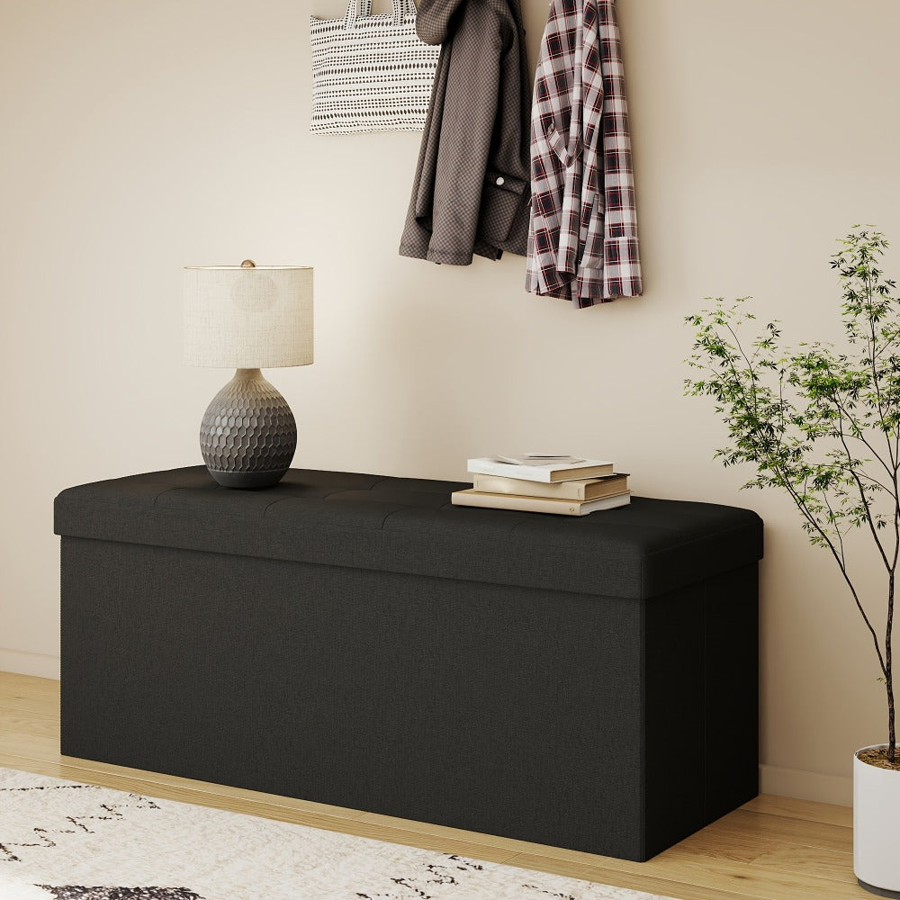 Ottoman Bench with Padded Seat for Comfortable Everyday Seating