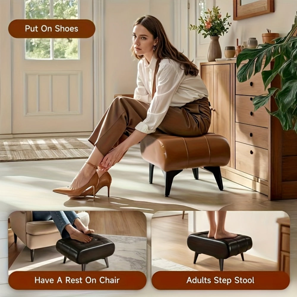 Ottoman, Shoe Changing Stool for Comfortable Everyday Seating