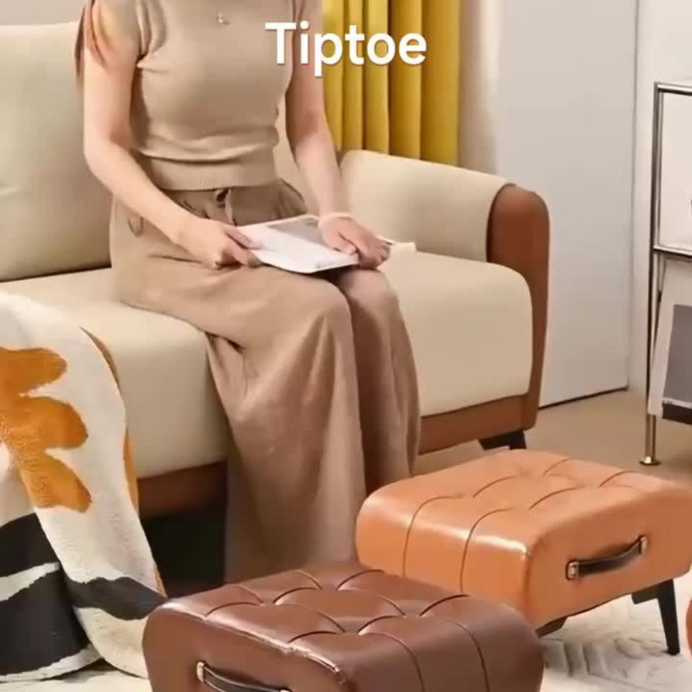 Ottoman, Shoe Changing Stool for Comfortable Everyday Seating