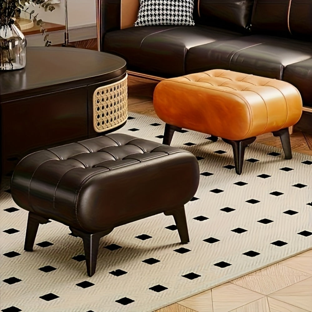 Ottoman, Shoe Changing Stool for Comfortable Everyday Seating