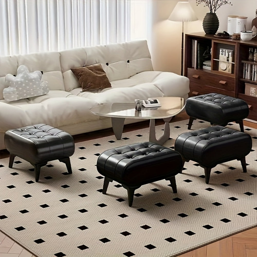 Ottoman with Memory Foam for Comfortable Everyday Seating in Living Room