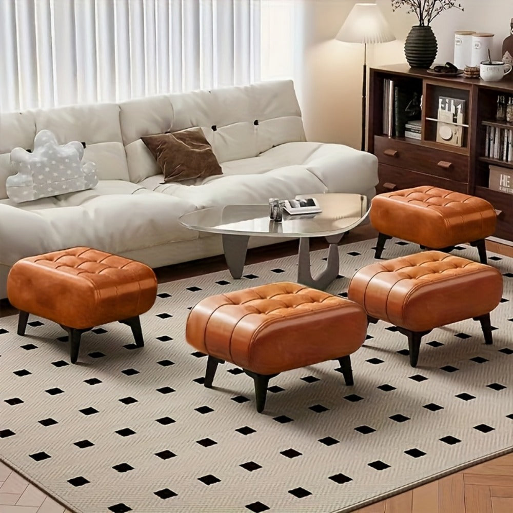 Ottoman with Memory Foam for Comfortable Everyday Seating in Living Room