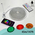 Outdoor LED Strip Lights, 100-Foot RGB Rope with App and Remote Control