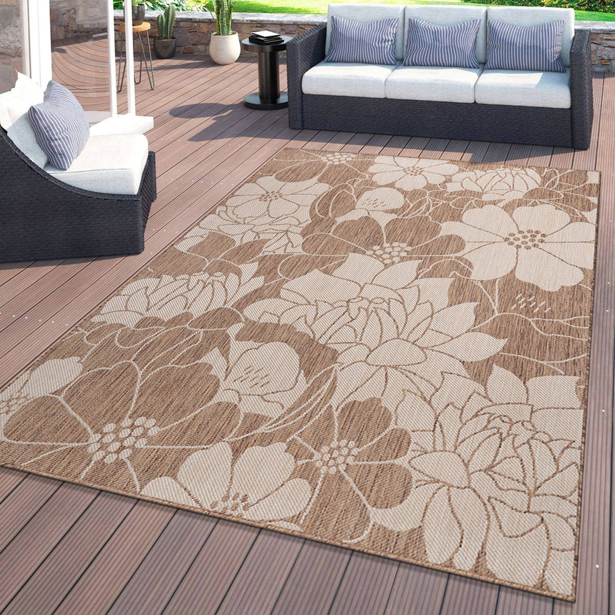World Rug Gallery Palm Collection 7'10 x10'