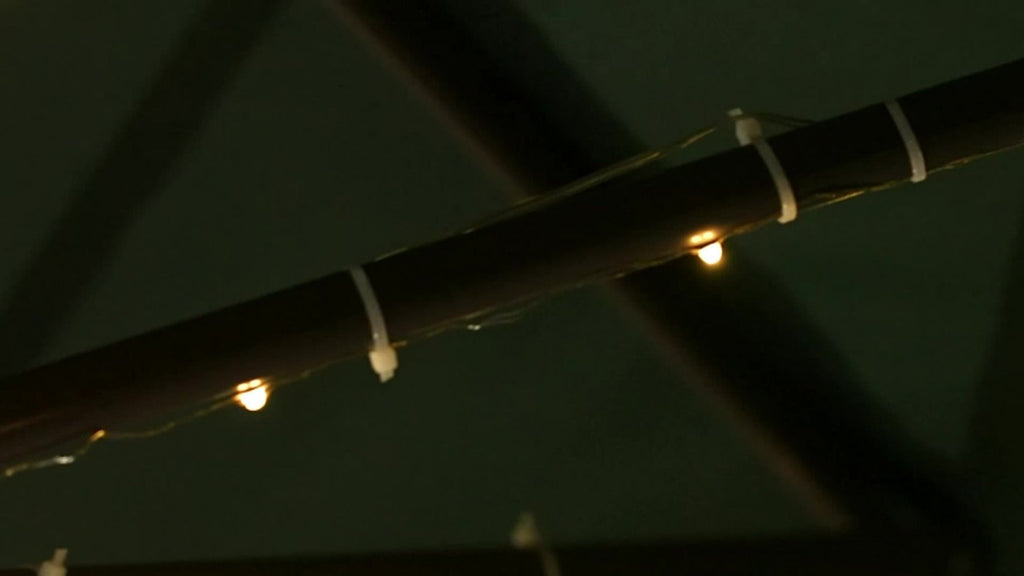 Patio Umbrella Light with Remote Control and Dimmable Lighting