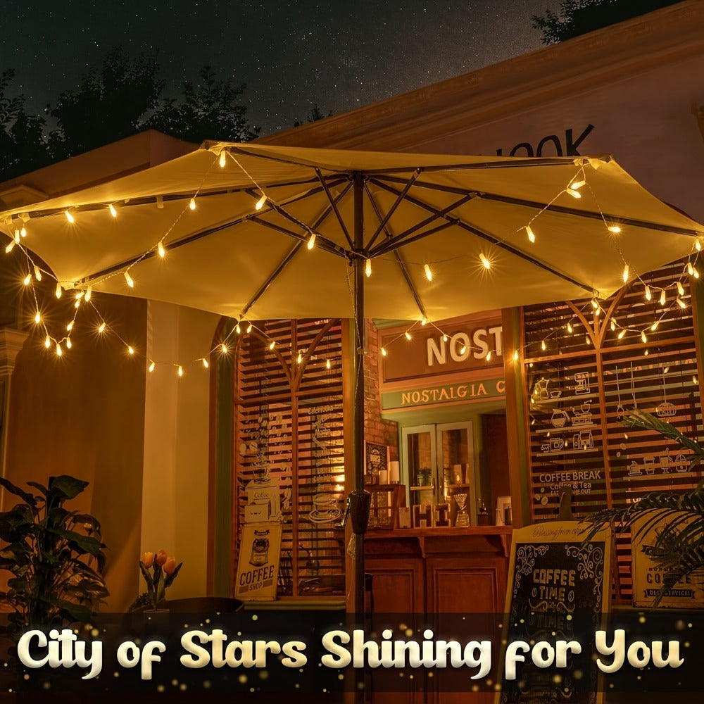 Patio Umbrella Light with Remote Control and Dimmable Lighting