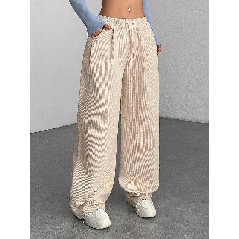 Della | Lockere Hose mit weitem Bein und hoher Taille